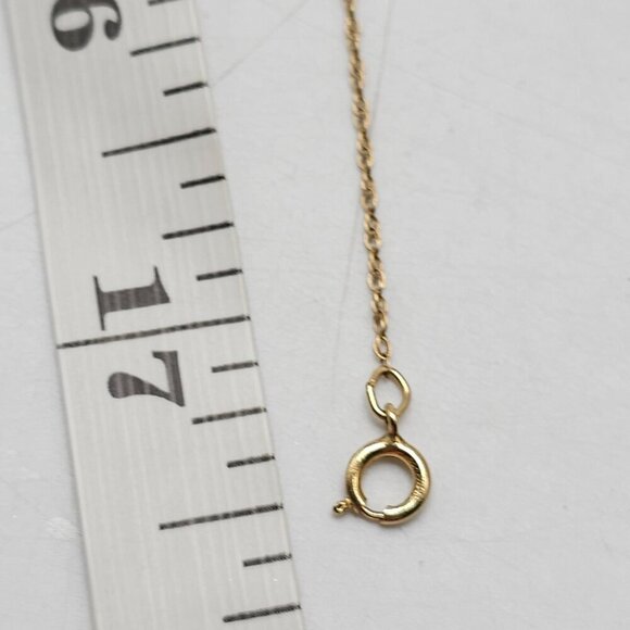 14kt Gold Filled Engraved Heart Locket Necklace Signed PPO - Picture 9 of 9